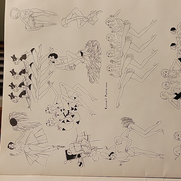 Vintage Cartoon Drawing - Picture 2 of 2